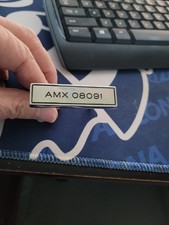 Amc Amx Dash Plaque Serial 08091 Free Ship Lower 48 States