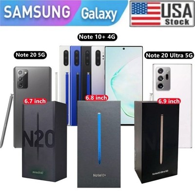 New Samsung Galaxy Note 20 Ultra 5G/Note 10+ Plus/512GB/256GB FACTORY UNLOCKED