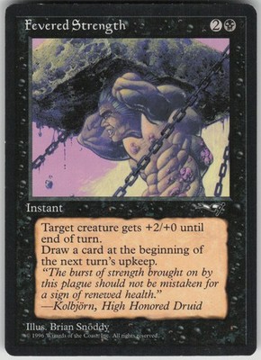 Magic the Gathering TCG Fevered Strength C Alliances 11