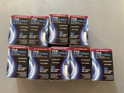 True Matrix 1464 Glucose Blood Test Strips - 50 Count. 9 Boxes Exp. 06-30-26