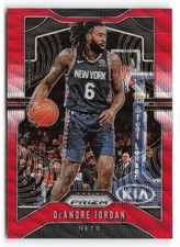 2019-20 Panini Prizm #243 DeAndre Jordan Prizms Ruby Wave Brooklyn Nets