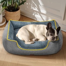 Orthopedic Medium Sized Dog Bed with Removable M 28"x 23"x 7.9" , Grey