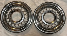 1956 Chevy Ford Wire Wheel Cover Accessory Set 2