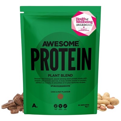 Awesome Supplements   Vegan Protein Powder   Organic 1KG   High 1 KG 