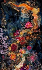 5D Flower DIY Diamond Art Kits for Adults,Flower Vine Diamond Paintings Kits f