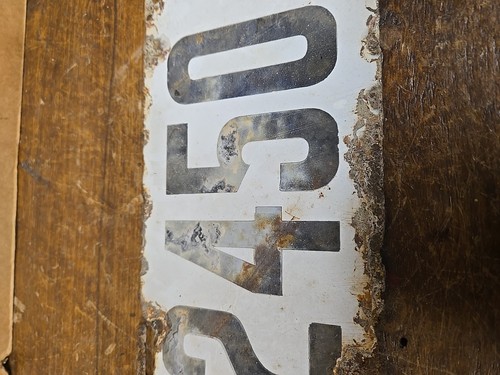 1911 Ohio Porcelain License Plate - 24504 - Nice Oldie! - Picture 3 of 6