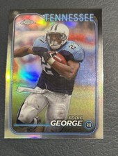 2024 Topps Chrome #189 Eddie George Refractor Tennessee Titans