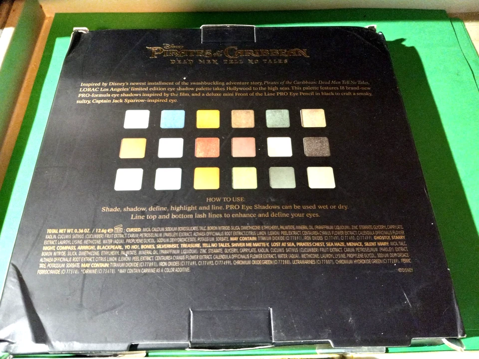 LORAC Disney “Pirates Of The Caribbean” Limited Edition XLarge Eyeshadow Palette - Image 2 of 2
