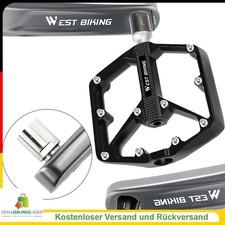 WEST BIKING Fahrrad Pedal Extender Verlängerung Chromoly Stahl MTB Rennrad Space