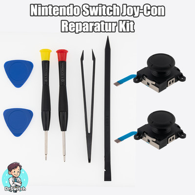 Nintendo Switch Joy-Con Controller Analog Stick Reparatur Set Werkzeug Kit