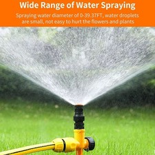 Garden Sprinkler 360° Rotating Automatic Lawn Yard Watering Irrigation System