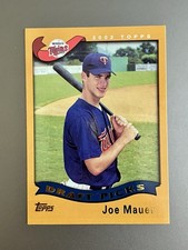 2016 Topps Berger's Best #BB51 Joe Mauer Minnesota Twins Rookie Reprint