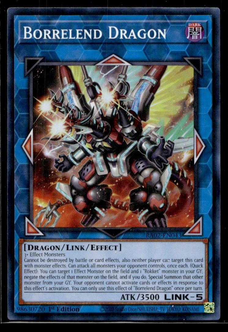 Borrelend Dragon - RA02-EN043 - 1st Edition - YuGiOh 