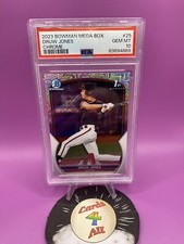 Druw Jones 2023 Bowman Chrome 1st Mega Box Mojo Refractor Card #BCP-25 PSA 10