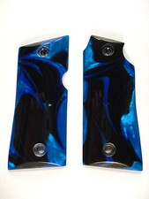 Blue Black Pearl Colt Mustang Pocketlite Grips