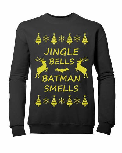 Kids JINGLE BELLS BATMAN SMELLS 