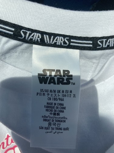 NWT Disney Star Wars 45th Anniversary Vintage Action Figures Toy Shirt Medium - Picture 5 of 5