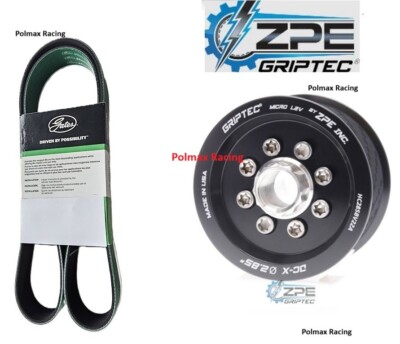 ZPE Griptec 2.85'' supercharger pulley green HD belt upgrade 2015