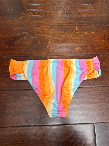 Billabong Bikinihose gestreift Regenbogen mehrfarbig M/10