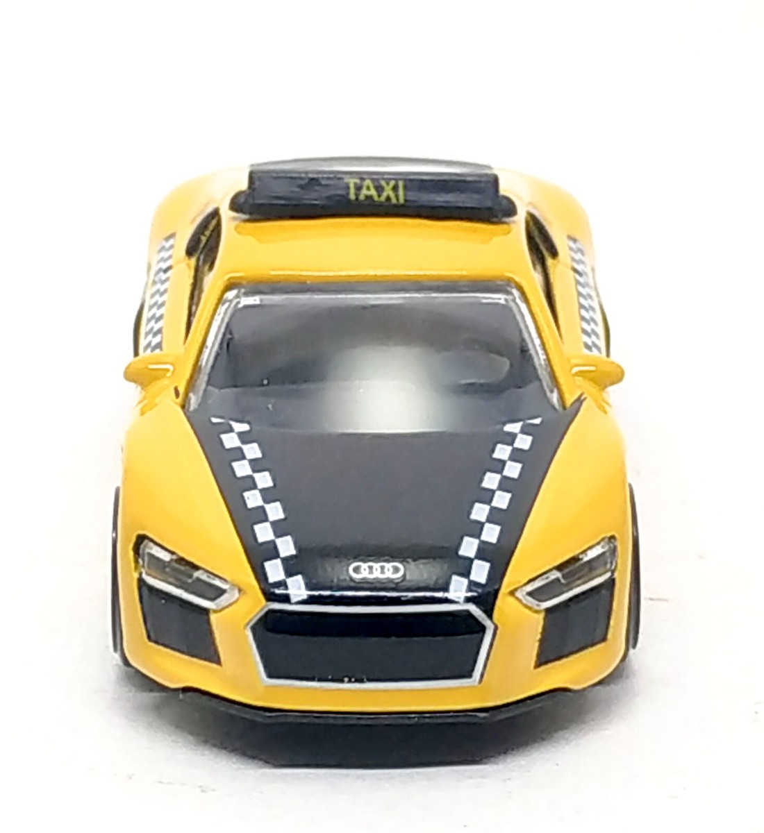 Majorette Audi R8 V10 MK2 Jaune Vif - Modèle 1:58, Sans Boîte, Métal