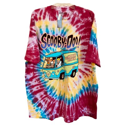 tie dye mystery machine shirt