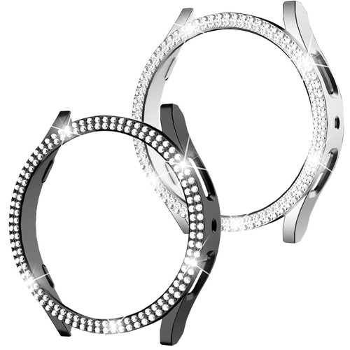 For Samsung Galaxy Watch 7 6 5 4 40/44mm Bling Diamond Hard PC Bumper Case Cover - Picture 13 of 23