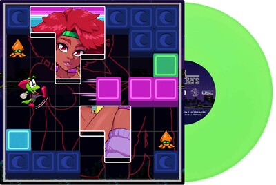 CrawlCo Block Knockers (Soundtrack) Opus Science Collective Neon Green Vinyl LP