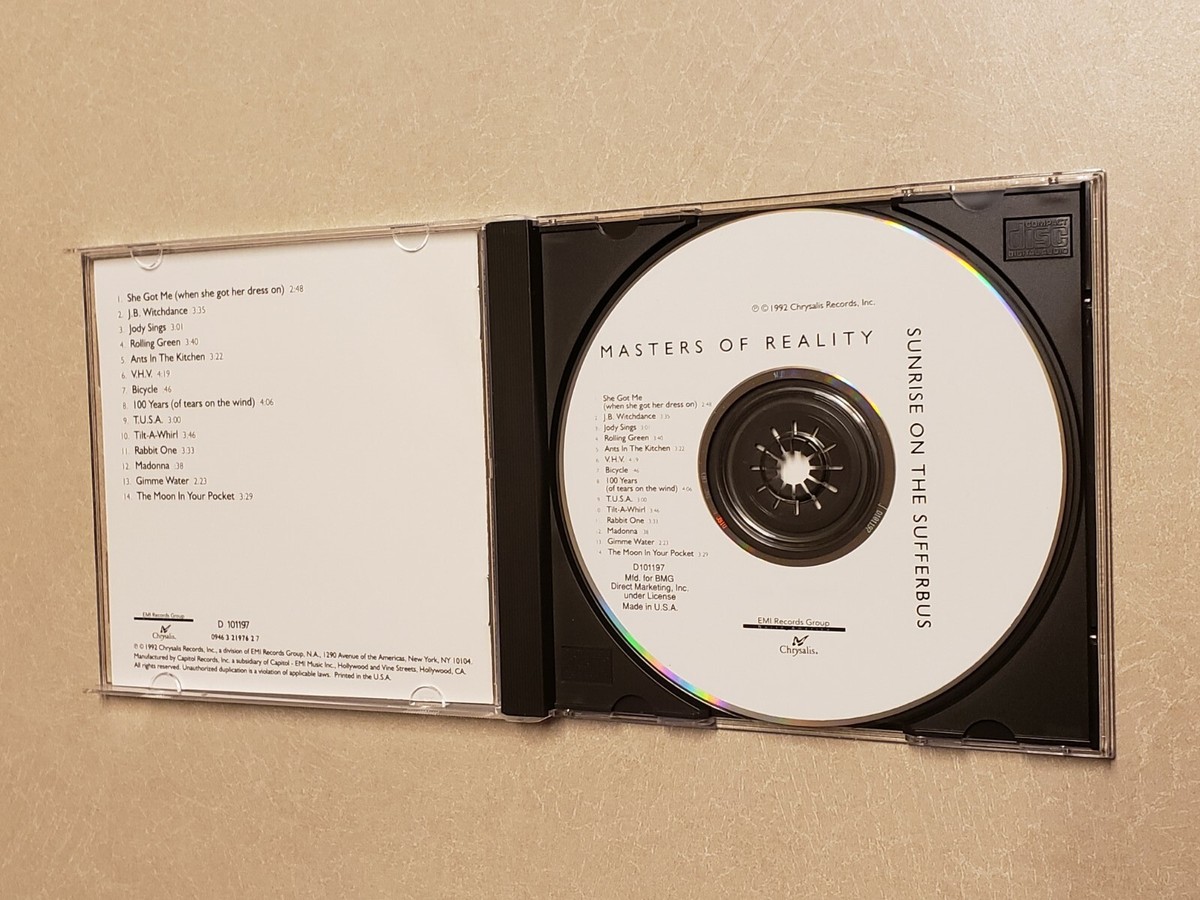 Sunrise on the Sufferbus by Masters of Reality (CD, 1992, Capitol