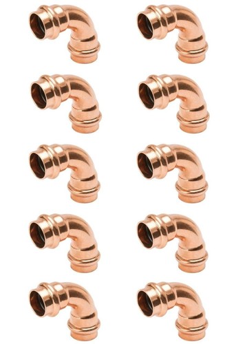 90 Degree Elbow Copper Fitting 3/4โ Copper Elbow Cpvc Pipe Fitting Pack of 10