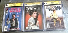 💥STAR WARS 3 SIGNED CGC SS 9.8 Comic Books HOLY TRINITY - FISHER/HAMILL/FORD💥