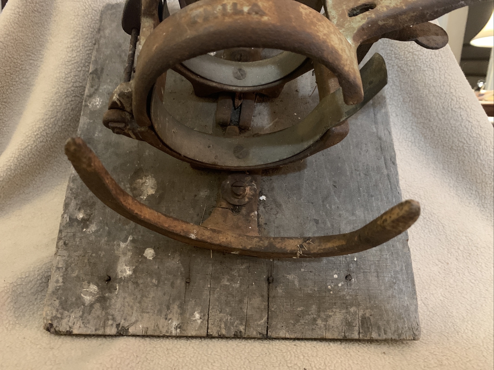 Antique Philadelphia Asparagus Buncher Old Farm Garden Old Board Mount