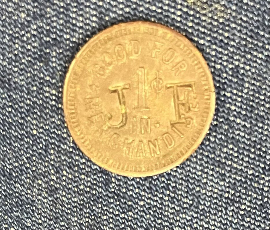 Gackle North Dakota Trade Token Counterstamped eBay