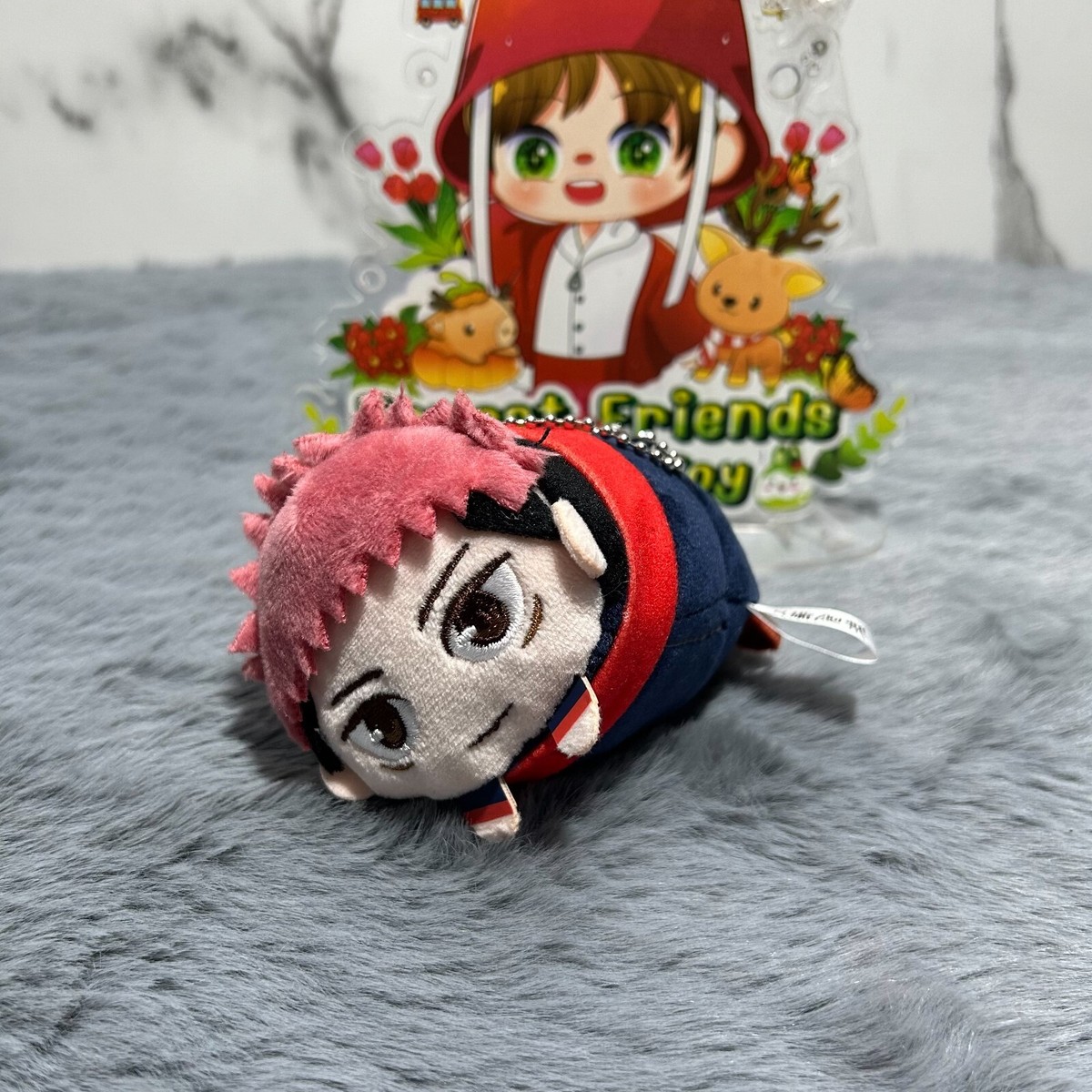 Jujutsu Kaisen Yuji Itadori Mochikororin Mascot Plush 3