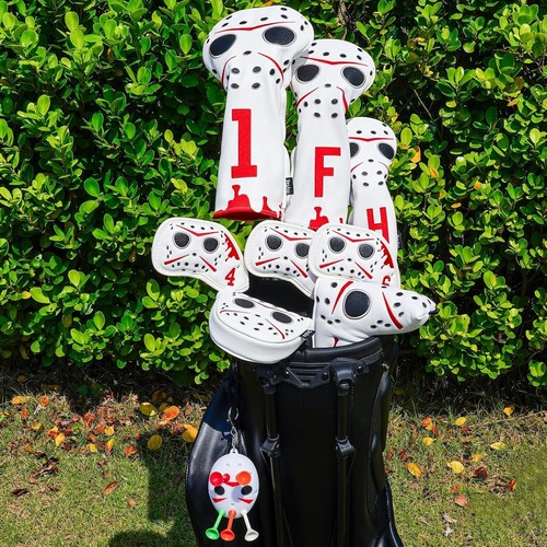 Magnetic Mallet Putter Cover for Center Shaft - Unique Hockey Goalie Mask Style - Bild 7 von 9