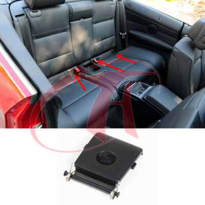 For BMW E93 3-Series M3 Convertible 2DR Black Rear Child Seat