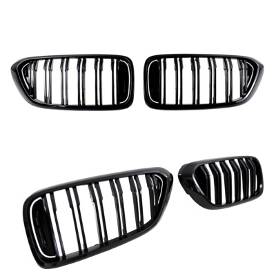 Kühlergrill Grill Schwarz Glanz Doppelsteg passt für BMW 6er GT G32 LCI 2020>