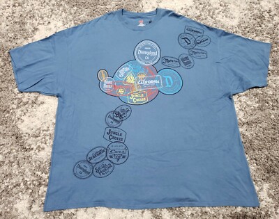 Disneyland Resort Rides Graphic Shirt Men 5XL Splash Mountain, Haunted Mansion