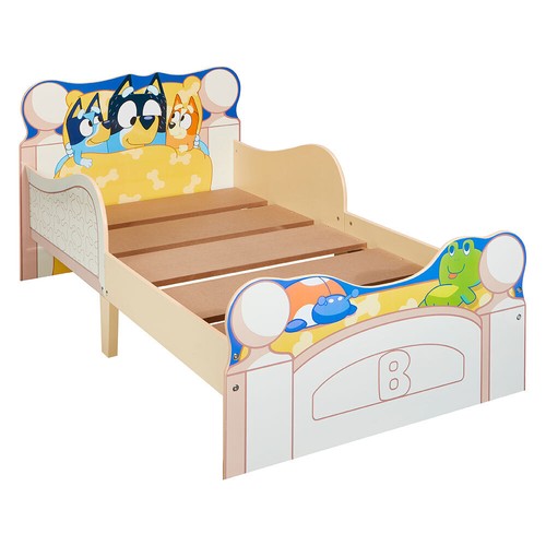 Bluey Wooden 140cm Toddler/Children Single Bed w/ 2x Under Bed Storage Drawers - Picture 2 of 3