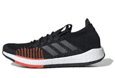 ADIDAS PulseBOOST HD Running Shoes FU7333 Black/Solar Red Mens 9.5
