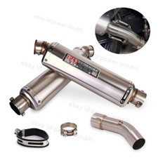 For Suzuki SV650 2003-2015 Exhaust Muffler Mid Link Pipe Slip On Tips DB Killer