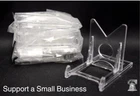 20 BCW Display 2 Piece Stand Sports Card Coin Currency Geode Adjustable Stands