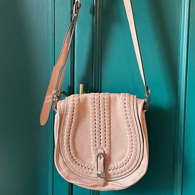 OrYany Amanda crossbody purse saddlebag blush pink pastel