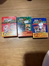 mfl pro set collect-a-books series 1-3 boxes opened cards great condition 