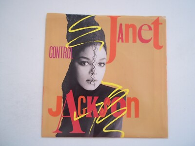 JANET JACKSON - Control / Fast Girls - 45 RPM 7'' Record 1986 A&M