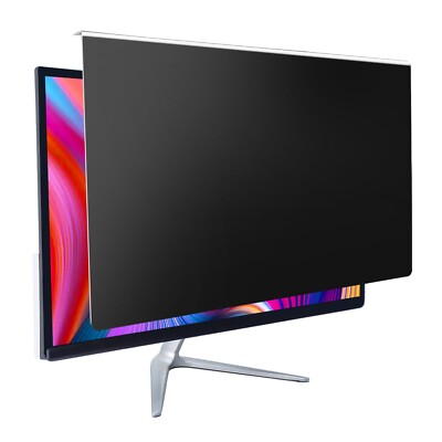 Computer Privacy Screen Filter 24'' Hanging Privacy Screen Protector Compatibl...