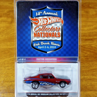 Hot Wheels RLC 14th Collectors Nationals Custom Barracuda 1021