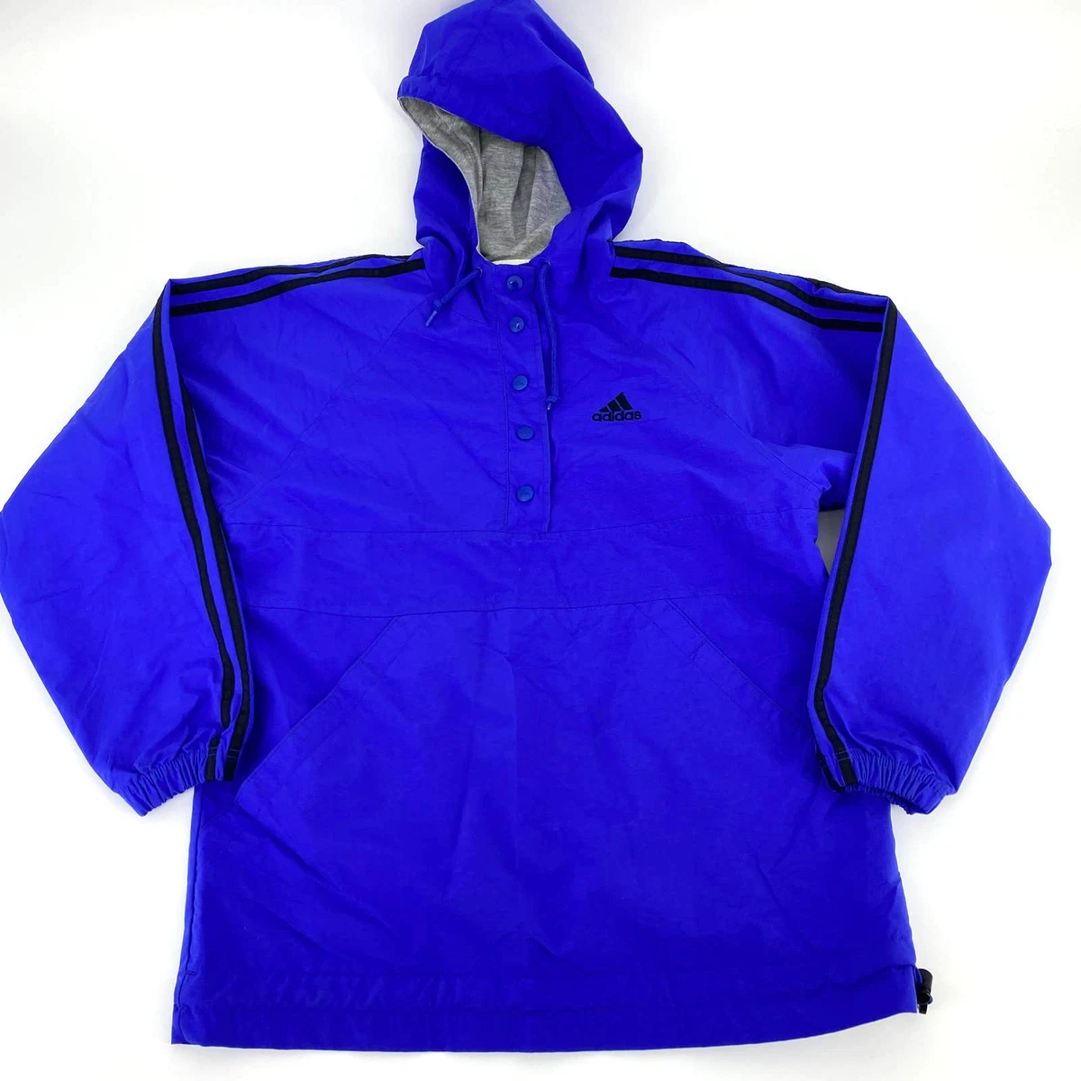 Adidas jacket pullover Women s size small purple anorak rain wind