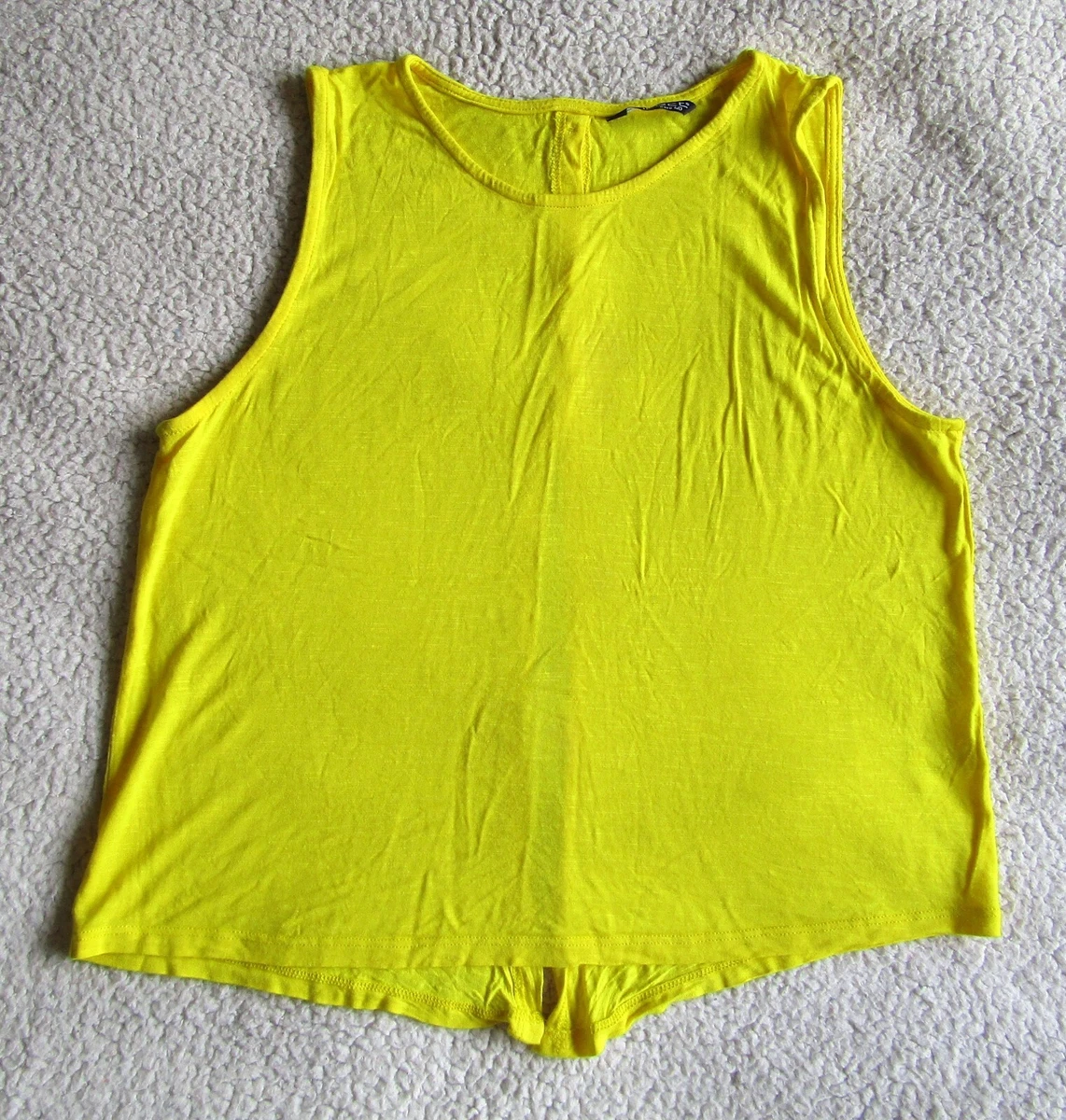Ladies yellow shop vest
