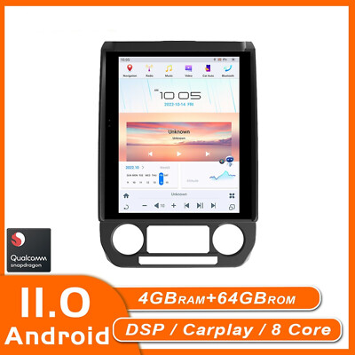 For Ford F150 2015-2021 Android Car Radio Tesla Screen 2din Stereo Receiver 64gb