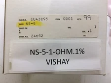 NS-5-1OHM.1% VISHAY NS5-.1-1% RESISTOR WIREWOUND 1 OHM AXIAL 4 PIECES